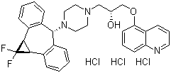 structure of CAS# 167465-36-3, Zosuquidar 三盐酸盐