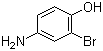 structure of CAS# 16750-67-7, 4-氨基-2-溴苯酚