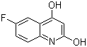 structure of CAS# 1677-37-8, 6-氟-2,4-二羟基喹啉