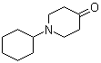 structure of CAS# 16771-84-9, 1-Cyclohexyltetrahydro-4(1H)-pyridinone