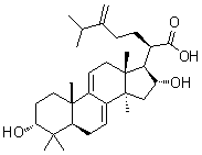CAS # 167775-54-4, 3-epi-Dehydrotumulosic acid, (3alpha,16alpha)-3,16-Dihydroxy-24-methylenelanosta-7,9(11)-dien-21-oic acid
