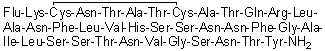 CAS # 1678414-71-5, N2-[(3',6'-Dihydroxy-3-oxospiro[isobenzofuran-1(3H),9'-[9H]xanthen]-5-yl)carbonyl]-L-lysyl-L-cysteinyl-L-asparaginyl-L-threonyl-L-alanyl-L-threonyl-L-cysteinyl-L-alanyl-L-threonyl-L-glutaminyl-L-arginyl-L-leucyl-L-alanyl-L-asparaginyl-L-phenylalanyl-L-leucyl-L-valyl-L-histidyl-L-seryl-L-seryl-L-asparaginyl-L-asparaginyl-L-phenylalanylglycyl-L-alanyl-L-isoleucyl-L-leucyl-L-seryl-L-seryl-L-threonyl-L-asparaginyl-L-valylglycyl-L-seryl-L-asparaginyl-L-threonyl-L-tyrosinamide cyclic (2→7)-disulfide