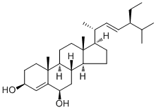 CAS # 167958-89-6, Stigmasta-4,22-diene-3beta,6beta-diol