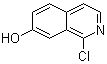 structure of CAS# 168003-06-3, 1-氯-7-异喹啉醇