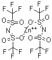 structure of CAS# 168106-25-0, Zinc di[bis(trifluoromethylsulfonyl)imide]