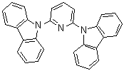 structure of CAS# 168127-49-9, 2,6-Bis(carbazol-9-yl)pyridine