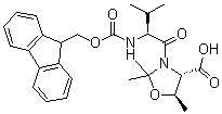 CAS 登录号：168216-05-5, (4S,5R)-3-[(2S)-2-[[芴甲氧羰基]氨基]-3-甲基-1-氧代丁基]-2,2,5-三甲基-4-恶唑烷羧酸