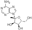 CAS 登录号：16848-12-7, 1'-C-甲基腺苷