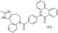structure of CAS# 168626-94-6, Conivaptan hydrochloride