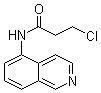 CAS 登录号：16880-60-7, 3-氯-N-5-异喹啉基丙酰胺