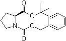structure of CAS# 16881-39-3, N-苄氧羰基-L-脯氨酸叔丁酯