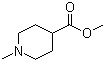 structure of CAS# 1690-75-1, N-甲基-4-哌啶甲酸甲酯