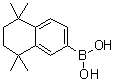 structure of CAS# 169126-63-0, [5,6,7,8-Tetrahydro-5,5,8,8-tetramethylnaphthalen-2-yl]boronic acid