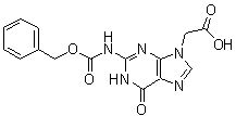 CAS # 169287-69-8, 1,6-Dihydro-6-oxo-2-[[(phenylmethoxy)carbonyl]amino]-9H-purine-9-acetic acid