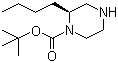 structure of CAS# 169447-76-1, (S)-1-叔丁氧羰基-2-丁基哌嗪