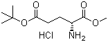 structure of CAS# 16948-36-0, D-Glutamic acid 5-tert-butyl 1-methyl ester hydrochloride