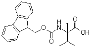 structure of CAS# 169566-81-8, N-[(9H-Fluoren-9-ylmethoxy)carbonyl]-2-methyl-L-valine