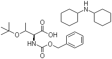 structure of CAS# 16966-07-7, Cbz-O-叔丁基-L-苏氨酸二环己胺盐