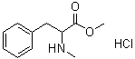 structure of CAS# 16975-45-4, N-Methyl-DL-phenylalanine methyl ester hydrochloride