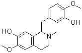CAS # 1699-46-3, (±)-Reticuline, 1,2,3,4-Tetrahydro-1-[(3-hydroxy-4-methoxyphenyl)methyl]-6-methoxy-2-methyl-7-isoquinolinol, (RS)-Reticuline