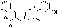 CAS 登录号：170098-29-0, (alphaS,3R,4R)-4-(3-羟基苯基)-3,4-二甲基-alpha-苄基-1-哌啶丙酸甲酯