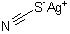 structure of CAS# 1701-93-5, 硫氰酸银