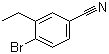 4-Bromo-3-ethylbenzonitrile molecular structure (CAS 170230-29-2)