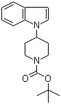 structure of CAS# 170364-89-3, 4-(吲哚-1-基)哌啶甲酸叔丁酯