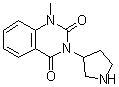 CAS 登录号：1708288-38-3, 1-甲基-3-(3-吡咯烷基)-2,4(1H,3H)-喹唑啉二酮