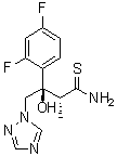 structure of CAS# 170863-34-0, (2R,3R)-3-(2,4-二氟苯基)-3-羟基-2-甲基-4-(1H-1,2,4-三唑-1-基)硫代丁酰胺