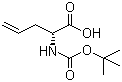 structure of CAS# 170899-08-8, Boc-D-烯丙基甘氨酸