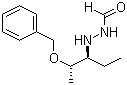 structure of CAS# 170985-85-0, 2-[(1S,2S)-1-Ethyl-2-(phenylmethoxy)propyl]hydrazinecarboxaldehyde
