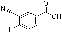 CAS 登录号：171050-06-9, 3-氰基-4-氟苯甲酸