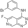 CAS 登录号：171179-03-6, N-(3-溴苯基)-6-氟-吡啶并[3,4-d]嘧啶-4-胺