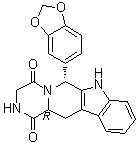 structure of CAS# 171596-36-4, 去甲他达拉非