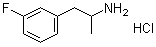 structure of CAS# 1716-59-2, 3-Fluoroamphetamine hydrochloride