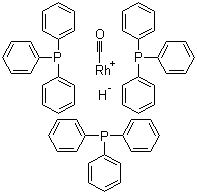 structure of CAS# 17185-29-4, 三(三苯基膦)羰基氢化铑
