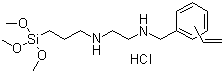 CAS # 171869-89-9, N1-(Vinylbenzyl)-N2-(3-(trimethoxysilyl)propyl)ethane-1,2-diamine hydrochloride