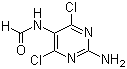 structure of CAS# 171887-03-9, 2-氨基-4,6-二氯-5-甲酰胺基嘧啶