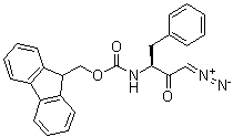 CAS 登录号：172097-41-5, N-[(1S)-3-重氮基-2-氧代-1-苄基丙基]氨基甲酸芴甲基酯