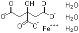 structure of CAS# 17217-76-4, 三水合柠檬酸铁
