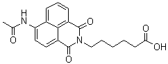 structure of CAS# 172227-59-7, 6-(乙酰氨基)-1,3-二氧代-1H-苯并[de]异喹啉-2(3H)-己酸