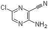 structure of CAS# 17231-50-4, 3-氨基-6-氯-2-氰基吡嗪