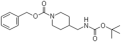 CAS # 172348-56-0, 1-N-Cbz-4-N-(Boc-aminomethyl)piperidine