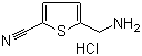 structure of CAS# 172349-10-9, 5-氨基甲基-2-噻吩甲腈盐酸盐