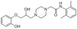 structure of CAS# 172430-45-4, o-Desmethyl ranolazine