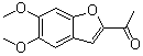 structure of CAS# 17249-61-5, 2-Acetyl-5,6-dimethoxybenzofuran
