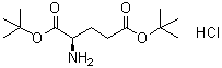 structure of CAS# 172793-31-6, D-Glutamic acid di-tert-butyl ester hydrochloride