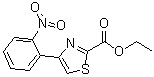 CAS # 172848-60-1, 4-(2-Nitrophenyl)-2-thiazolecarboxylic acid ethyl ester