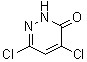 structure of CAS# 17285-37-9, 4,6-二氯-3(2H)-哒嗪酮